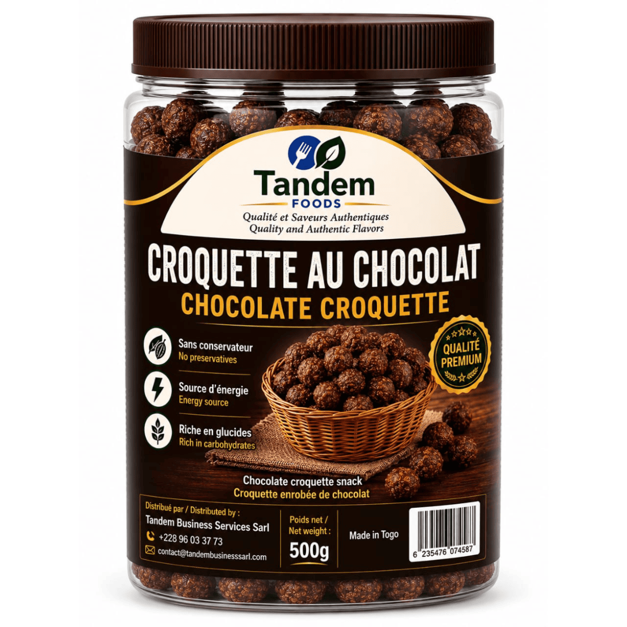 CROQUETTE AU CHOCOLAT